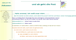 Desktop Screenshot of alfred-johannes.de