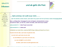 Tablet Screenshot of alfred-johannes.de